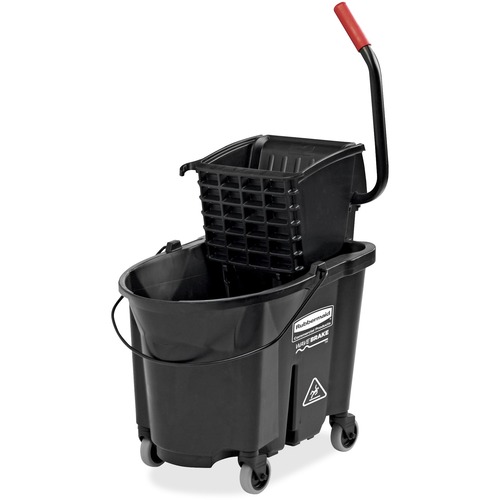 Rubbermaid Commercial WaveBrake Side Press Mop Bucket 35 quart