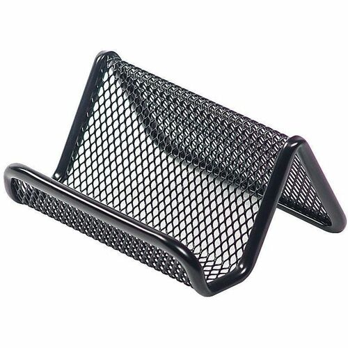 Office Depot® Brand Mesh Business Card Holder, Black Business Card Holders Office Depot