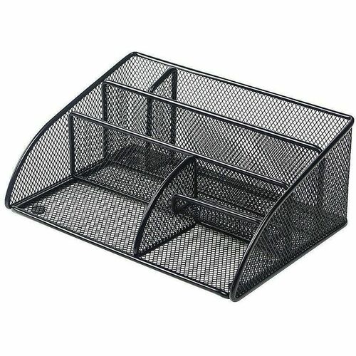 Office Depot® Brand Mesh Angled Desk Organizer, Black Desk Organizers