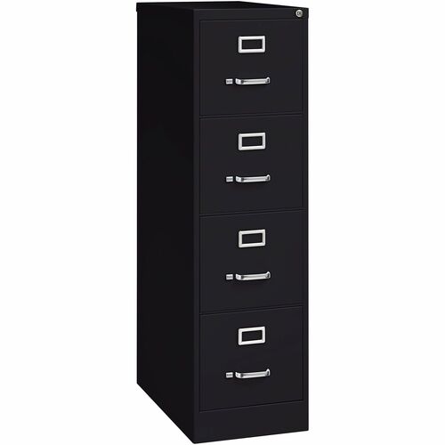 WorkPro; 261/2"D Vertical 4Drawer File Black File