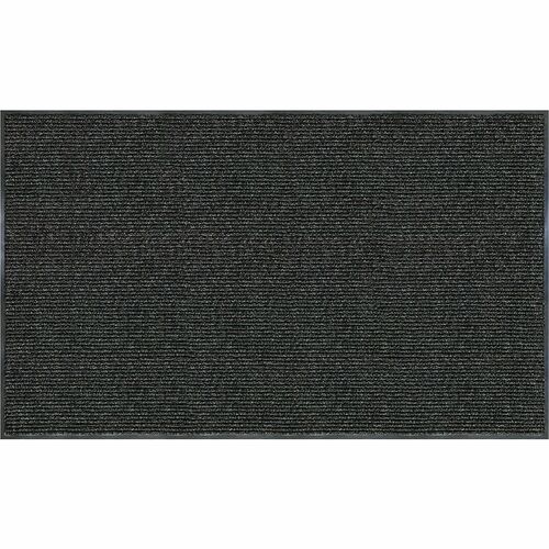 Realspace® Tough Rib Floor Mat, 3' x 5', Charcoal Floor Mats Office