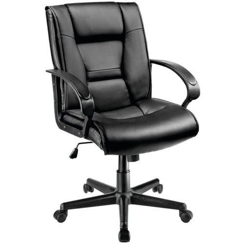 Brenton Studio® Ruzzi MidBack Manager's Chair, Black Office Chairs