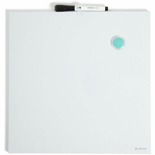 U Brands Dry Erase Board 14.7" Height x 14" Width White