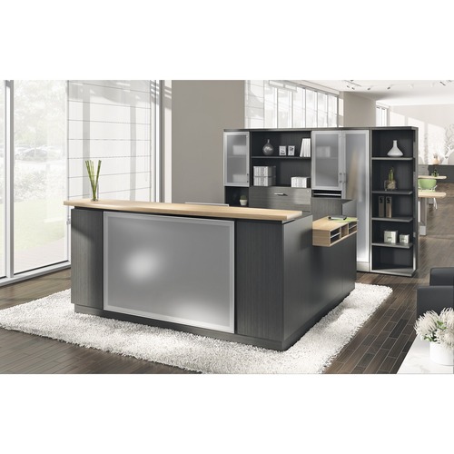 Global Zira Reception Desk Mills Office Productivity