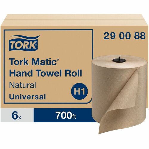 TORK Tork Matic Hand Towel Roll Natural H1 1 Ply 7.7" x 700 ft