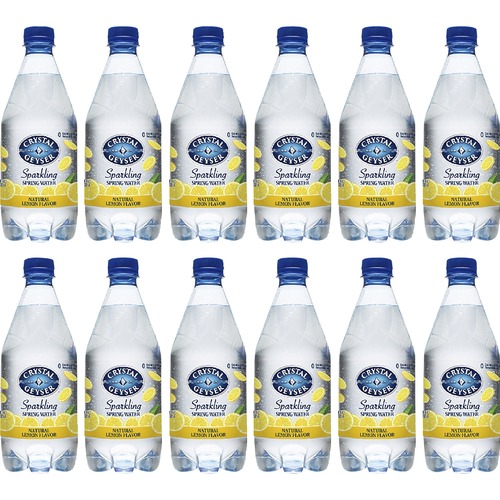Crystal Geyser Natural Lemon Sparkling Spring Water ReadytoDrink