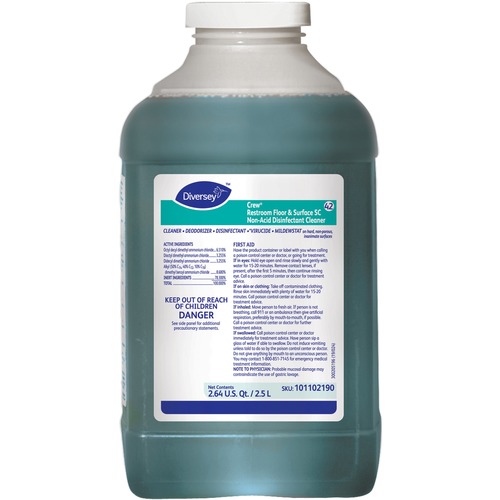 Diversey Crew Restroom Disinfectant Cleaner Liquid 84.5 fl oz (2.6