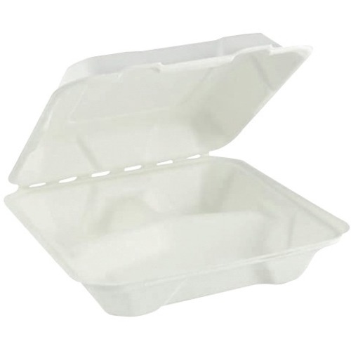 Eco Guardian 9" x 9" x 3" Fibre Hinged Lid Containers