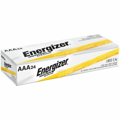 Energizer Industrial Alkaline AAA Batteries, 24 pack For Multipurpose