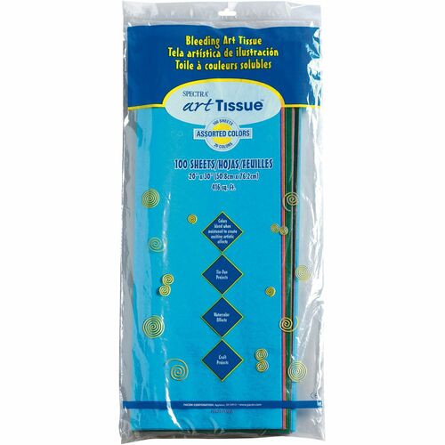 Spectra Art Tissue Paper Assortment 20" x 30" Assorted For Art