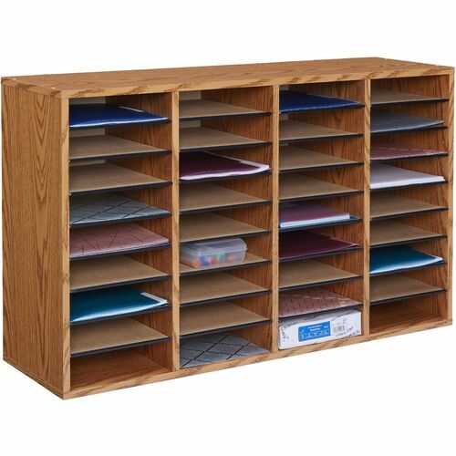 Safco Adjustable Shelves Literature Organizers 36 Compartment(s) Compartment Size 2.50" x 9