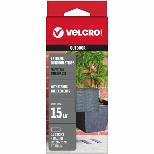 VELCRO® Extreme Outdoor Tape Strips 4" Length x 1" Width Polyester
