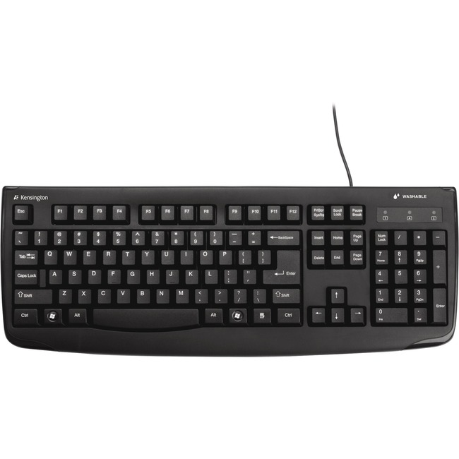 Kensington Pro Fit Washable Antimicrobial Keyboard
