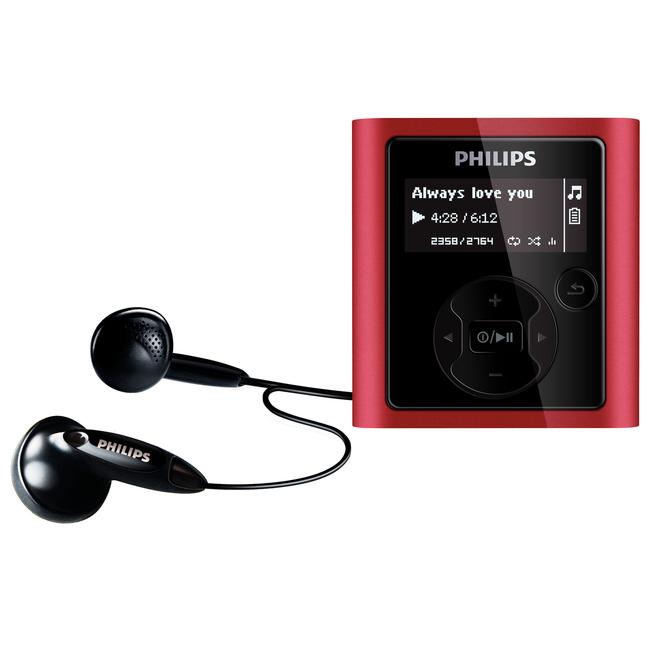 Philips GoGear RaGa SA1983A 8GB Flash MP3 Player Product overview