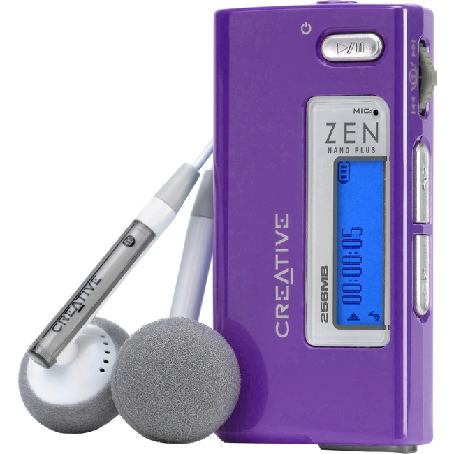 Creative ZEN Nano Plus 512MB Flash MP3 Player Product overview What