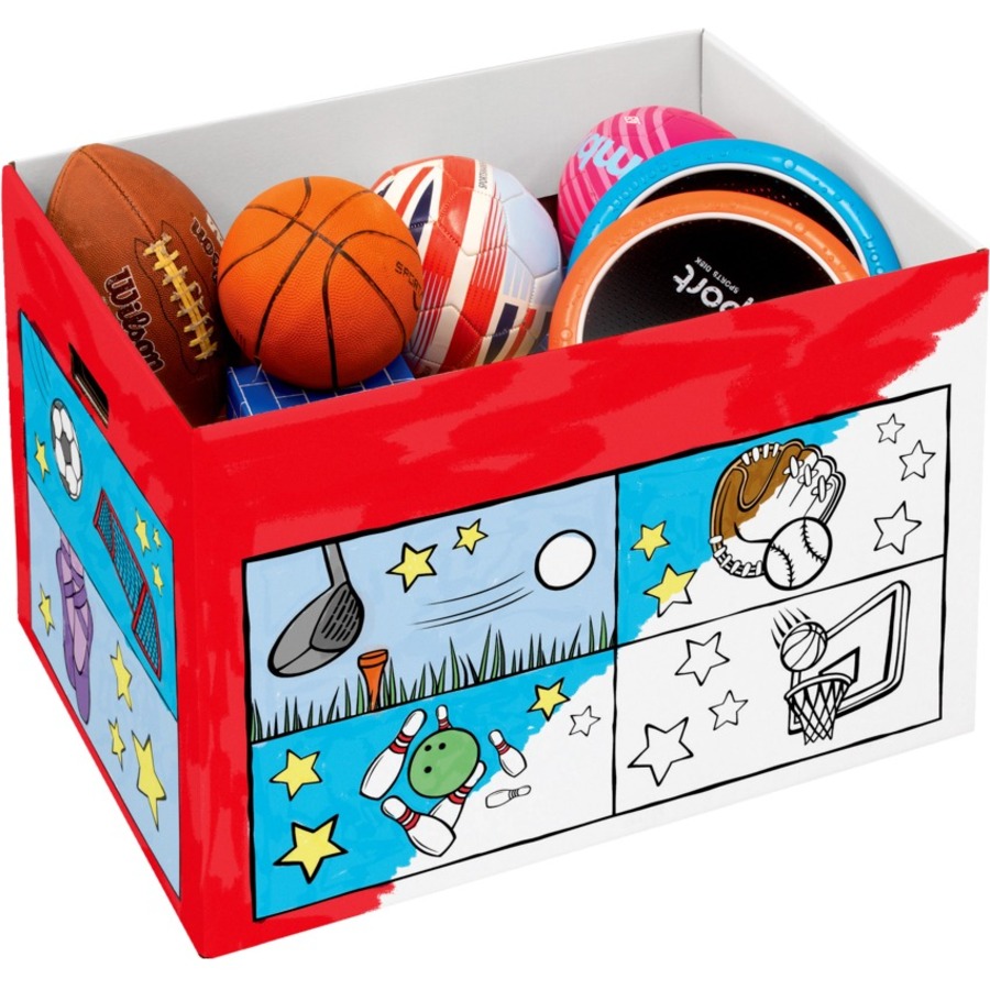 Bankers Box At Play Sports Toy Box External Dimensions 18" Width x