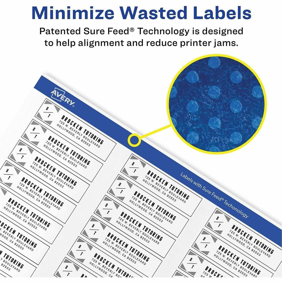 Avery® Easy Peel(R) Return Address Labels, Sure Feed(TM) Technology