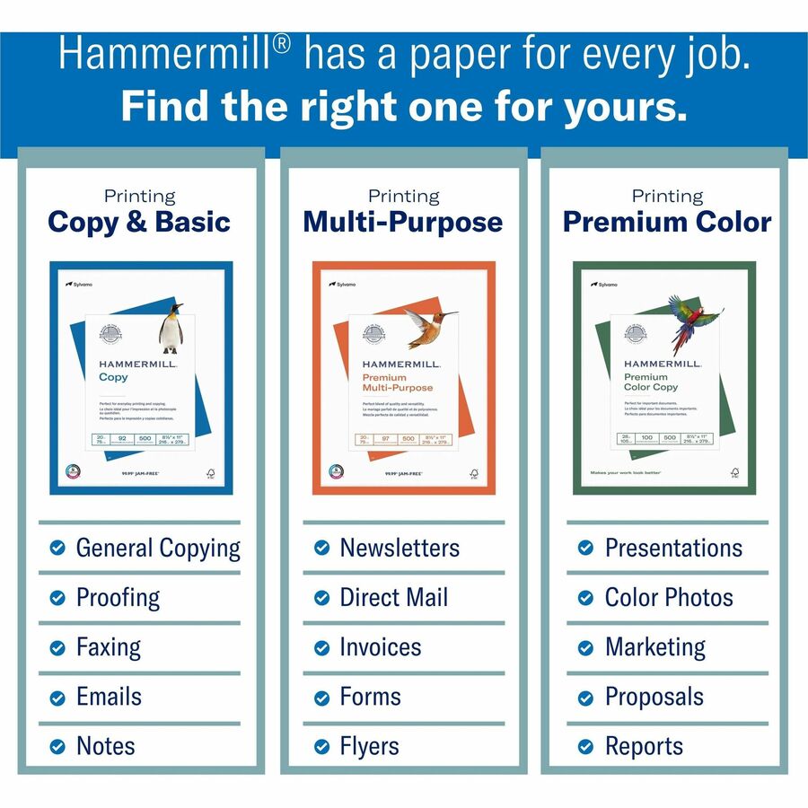 Hammermill Colors Recycled Copy Paper Canary Copy & Printer Paper