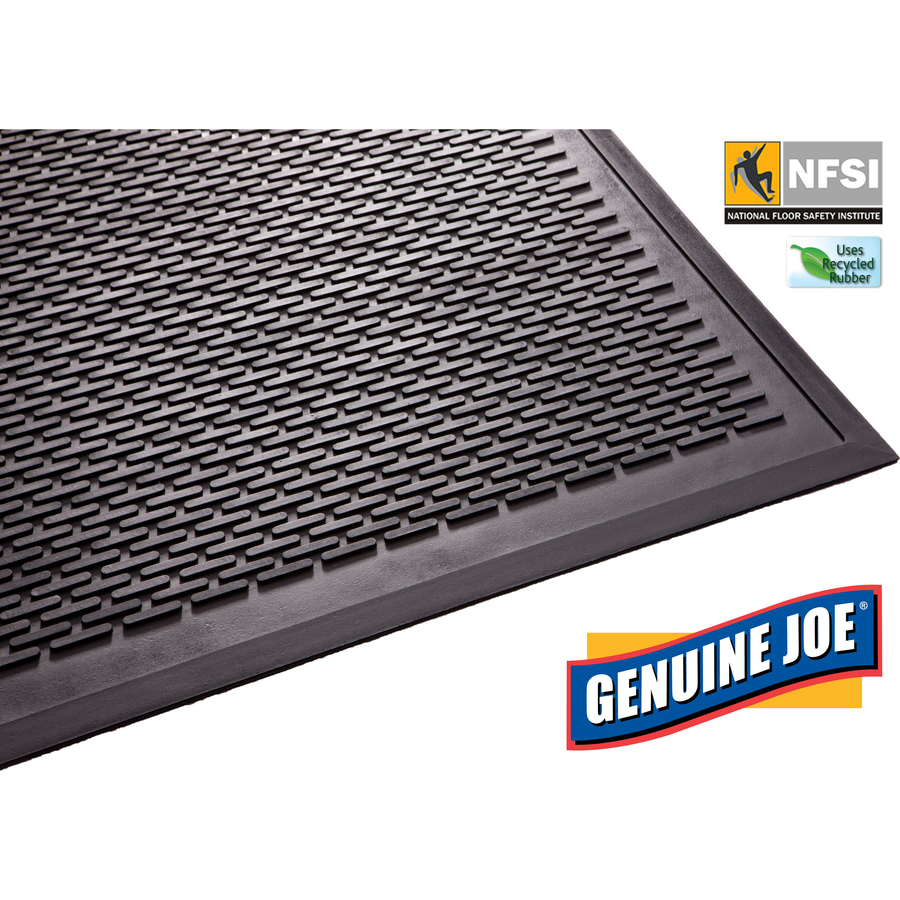 Genuine Joe Clean Step Scraper Floor Mats Floor Mats Genuine Joe