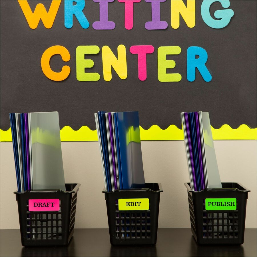 Avery® High Visibility Neon ID Labels for Laser and Inkjet Printers, 1