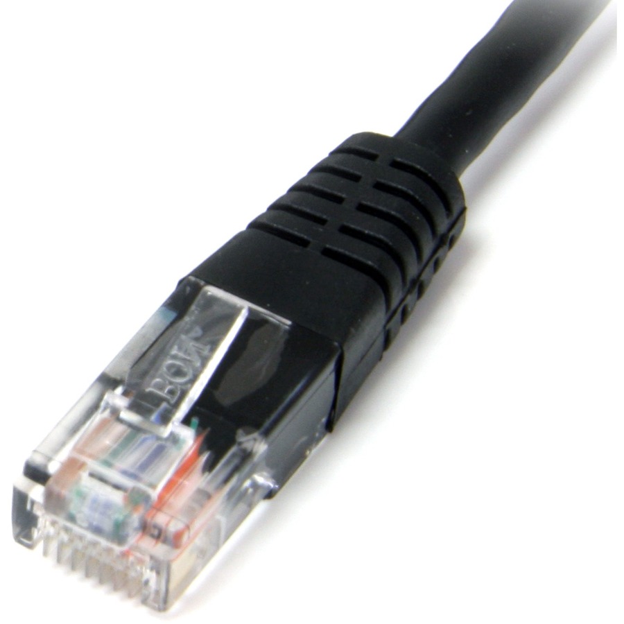 15ft Black Molded Cat5e UTP Patch Cable Category 5e 15