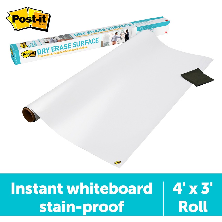 Postit® SelfStick DryErase Film Surface DryErase Boards 3M