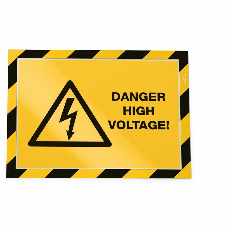 DURABLE® DURAFRAME® SECURITY SelfAdhesive Letter Sign Holder