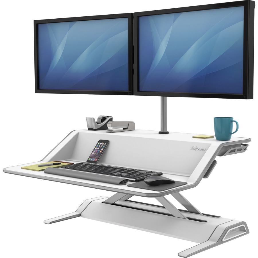 Fellowes Lotus™ Dual Monitor Arm Kit 2 Display(s) Supported 27