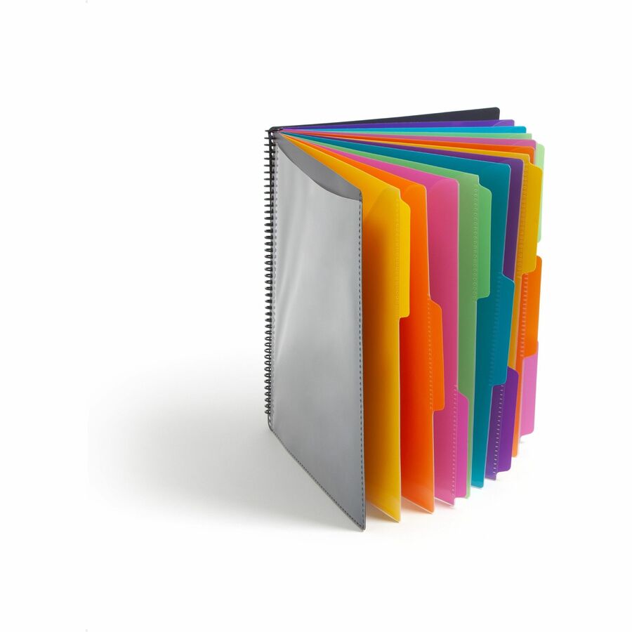 SMD89206 Smead 24 Pocket Poly Project Organizer Letter 8 1/2" x