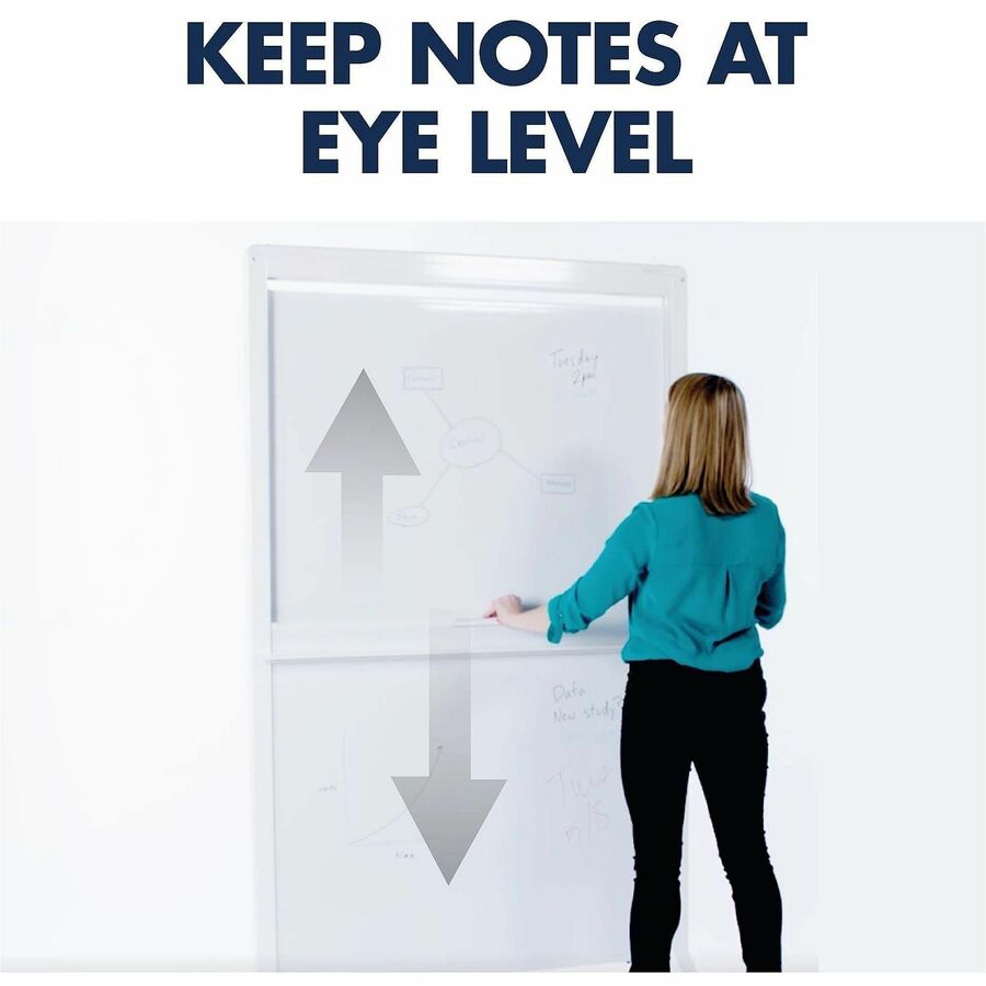 Quartet Motion DualTrack Mobile DryErase Easel 40" (3.3 ft