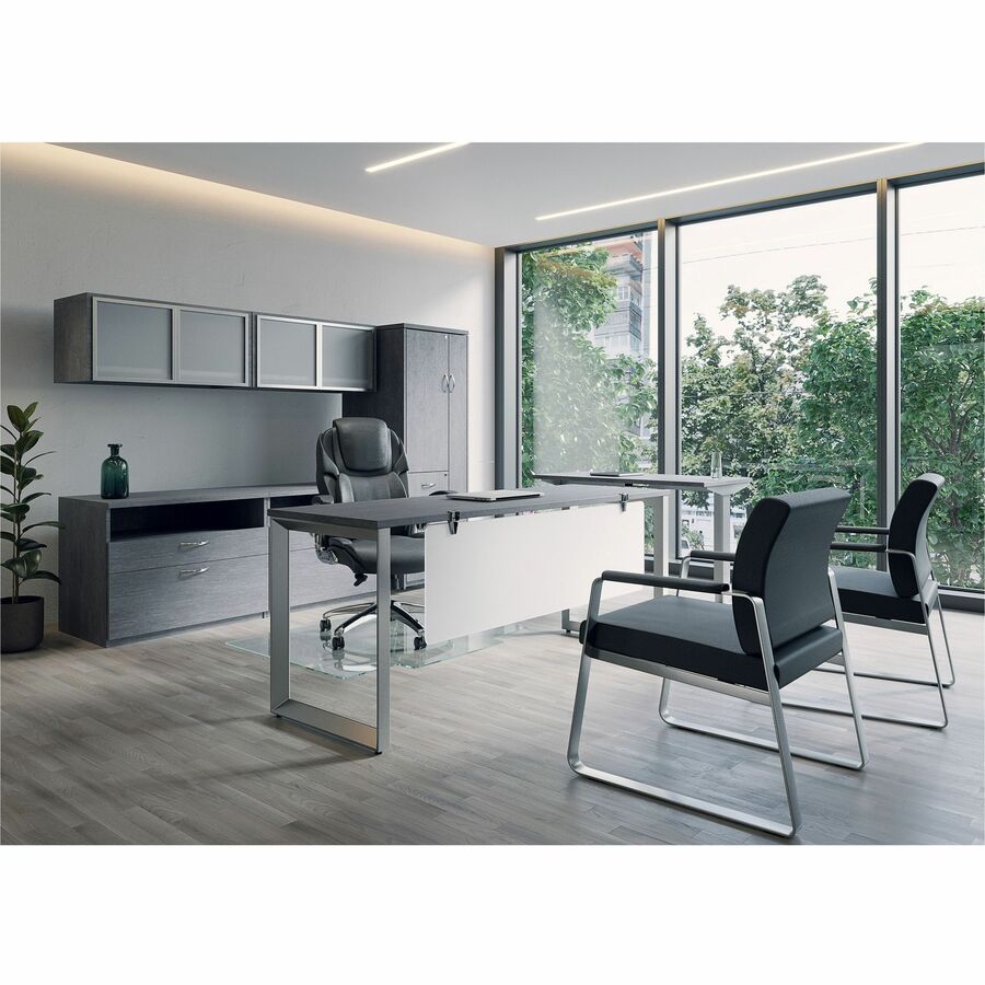 LLR 16203 Lorell Relevance Series Charcoal Laminate Office Furniture