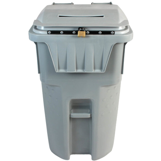 HSM 95 Gallon Shredder Bin Light Gray Office Supply Hut