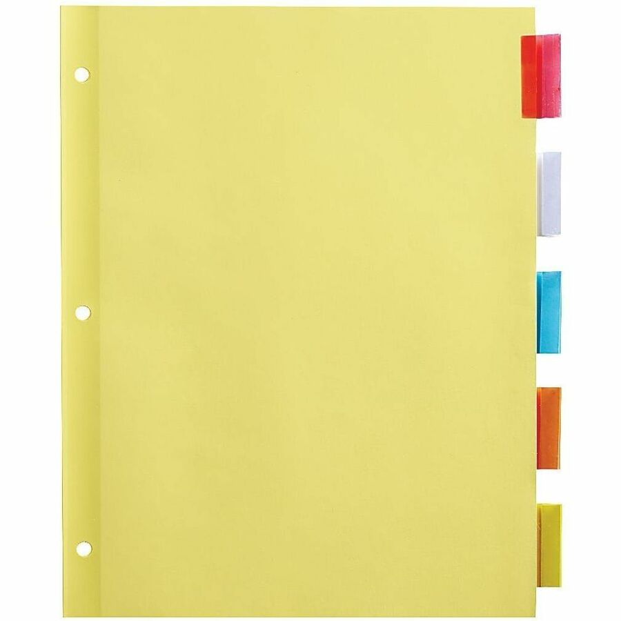 Office Depot® Brand Insertable Dividers With Tabs, 8 1/2" x 11