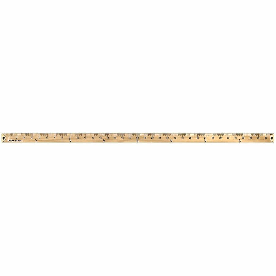 Office Depot; Brand Wooden Yardstick, 36" , Natural Yardsticks