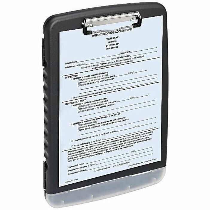 Office Depot® Brand Form Holder Storage Clipboard Box, 10" x 141/2