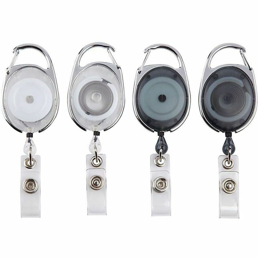 Office Depot® Brand CarabinerStyle ID Card Reels, Assorted Colors
