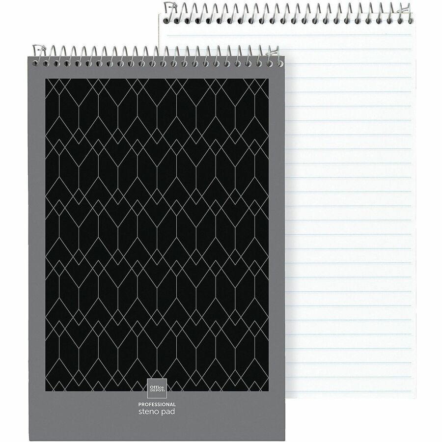 Office Depot® Brand Professional Steno Book, 6" x 9" , Legal/Wide Ruled
