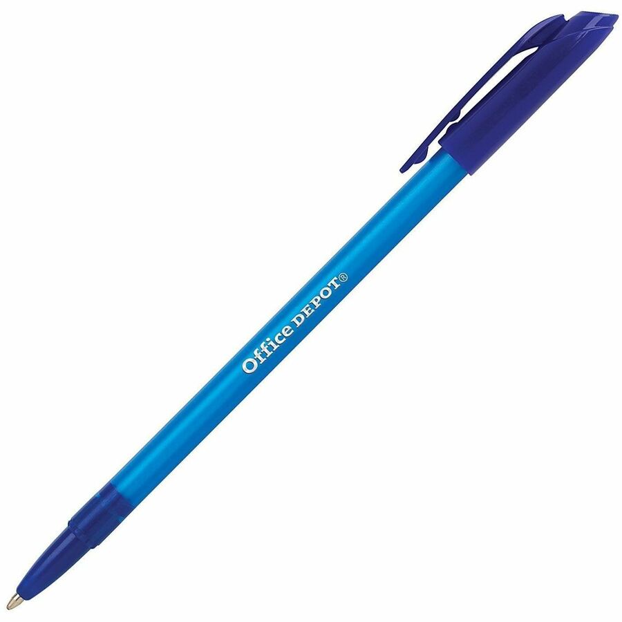 Office Depot Brand Tinted Ballpoint Stick Pens, Medium Point, 1.0 mm