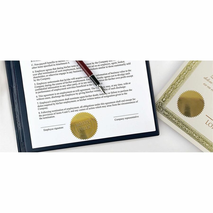 Office Depot® Brand Permanent SelfAdhesive Notarial Seals, 2" Diameter