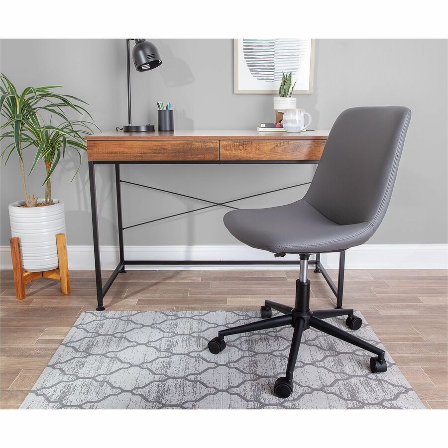 Realspace™ Designer Chair Mat, 36"W x 48"D, Gray Chair Mats Office