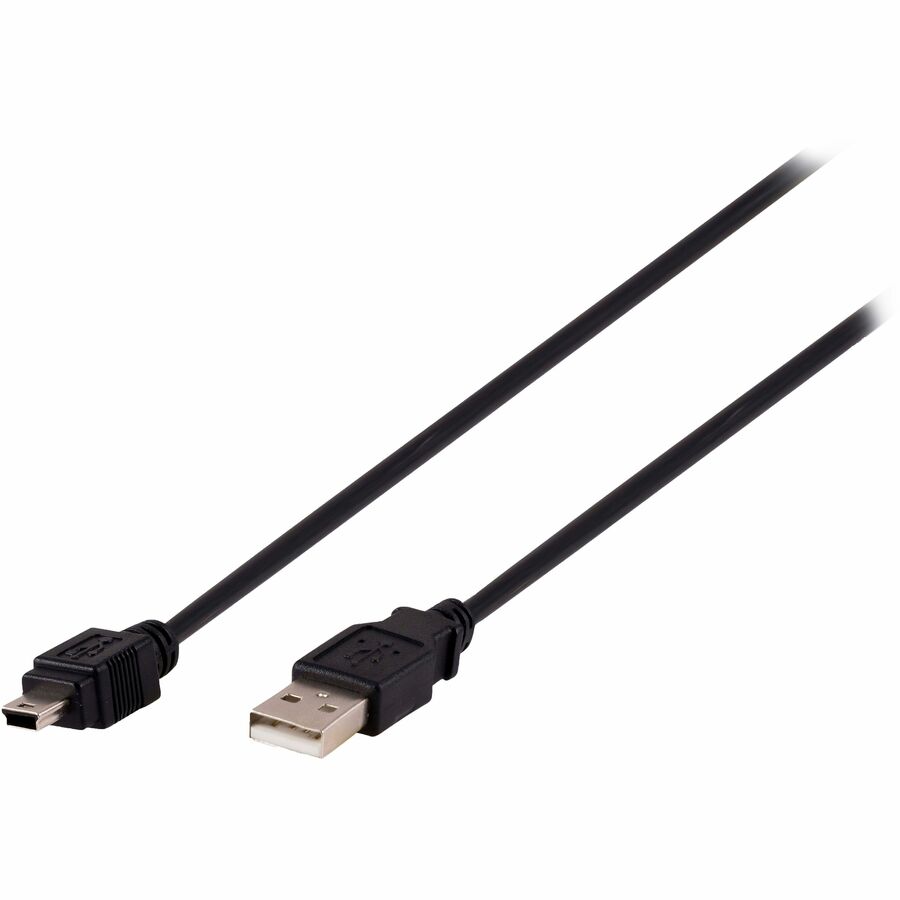 Ativa® Mini USB 2.0 Device Cable, 6', Black, 26861 USB Cables