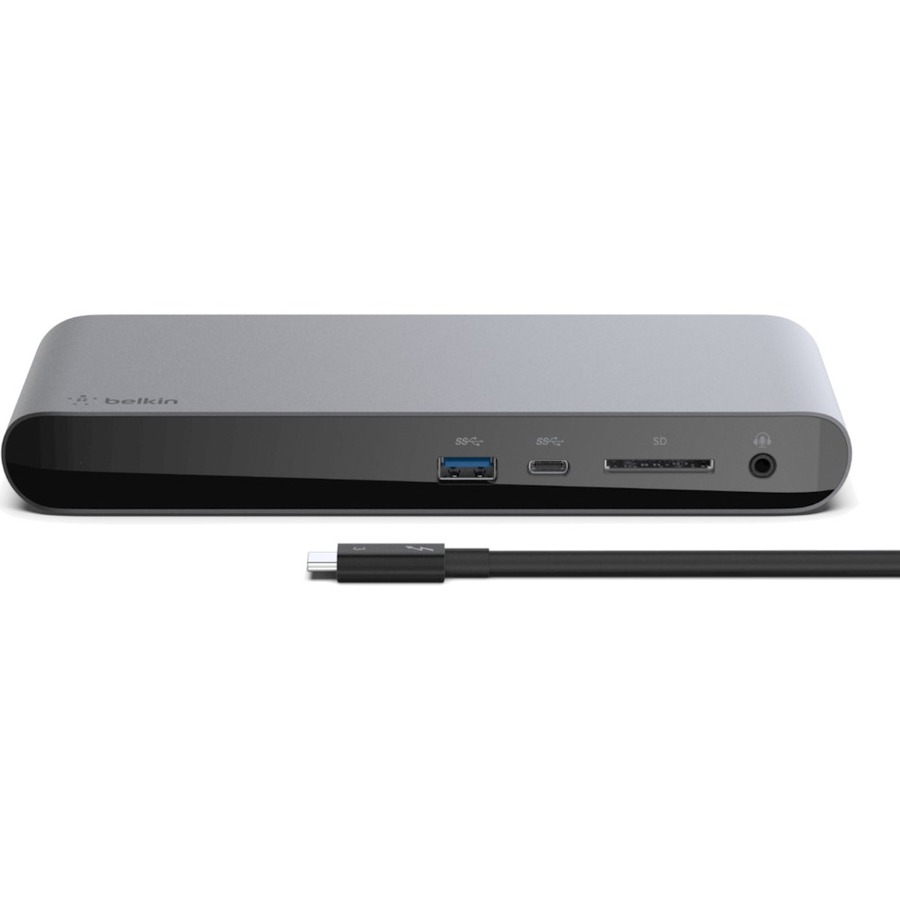 Belkin Thunderbolt 3 Dock Pro USB C Laptop Docking station MacOS & Windows, Dual 4K 60Hz