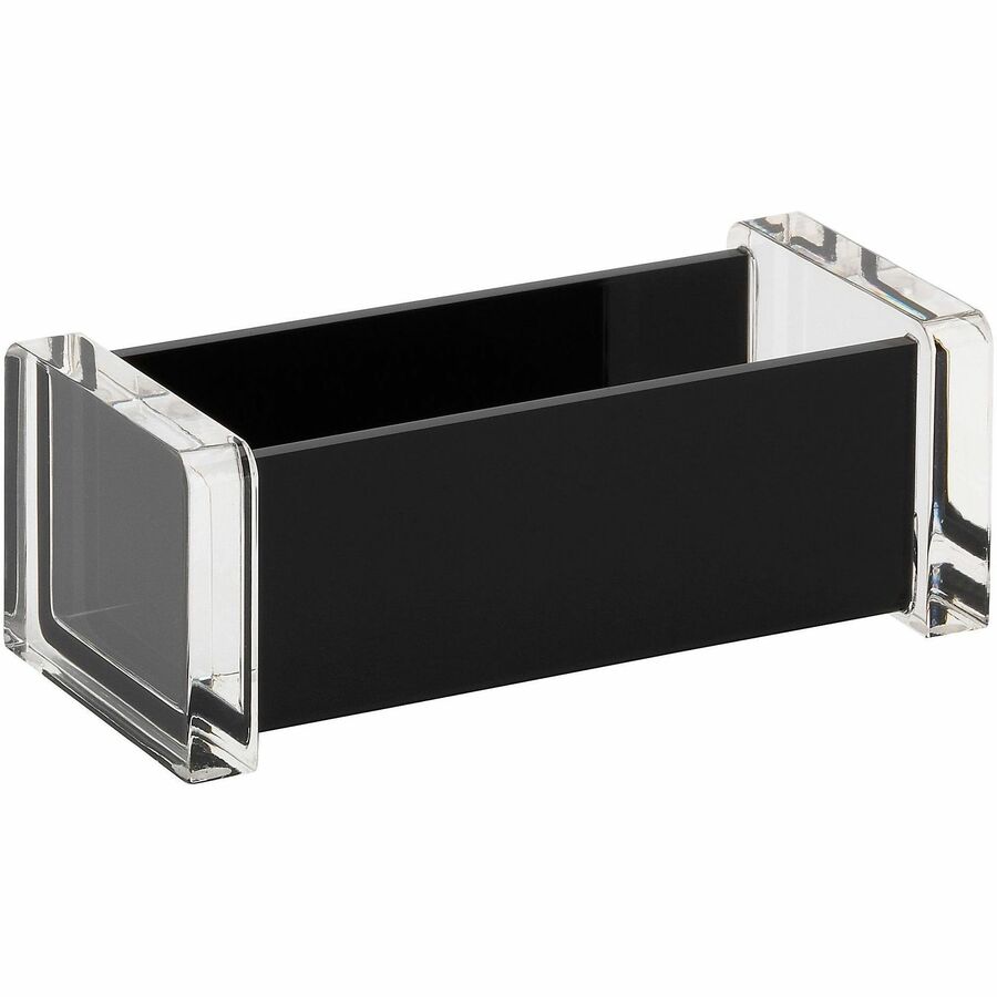 Realspace® Black Acrylic Business Card Holder Business Card Holders Office Depot