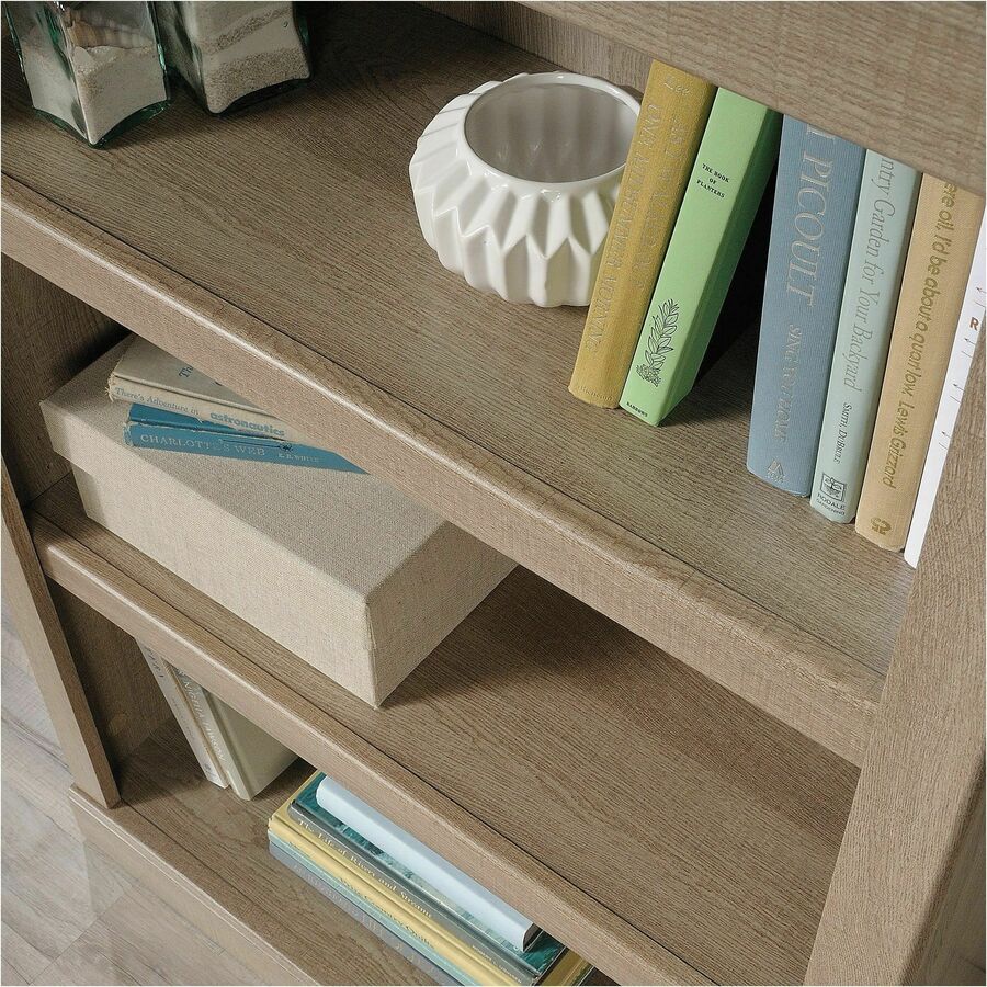 Realspace® 45"H 3Shelf Bookcase, Spring Oak Wood Bookcases Office