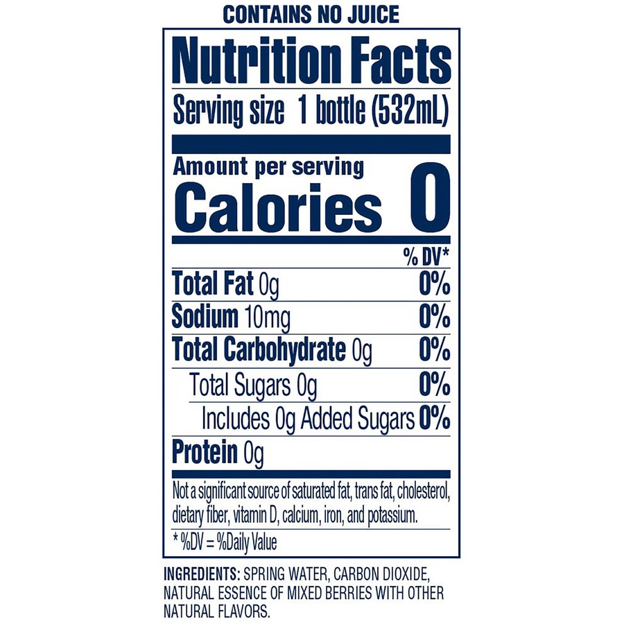 Crystal Geyser Natural Mixed Berry Sparkling Spring Water Readyto