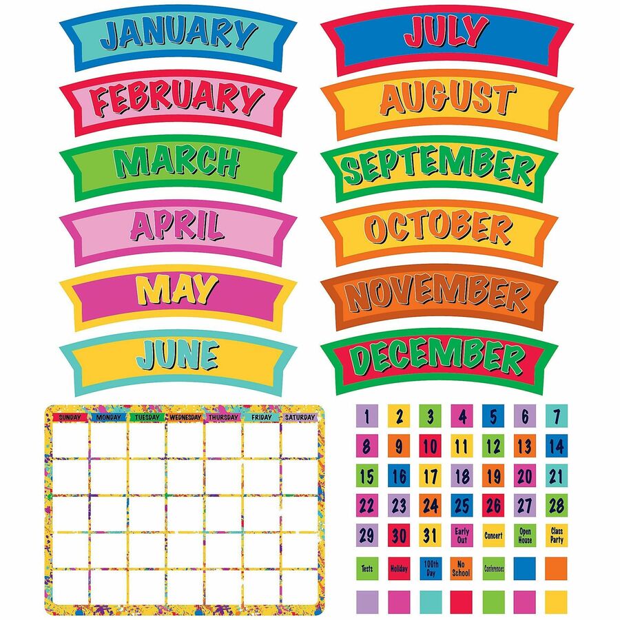 Office Depot® Brand 243Piece Bulletin Board Kit, All Year Round