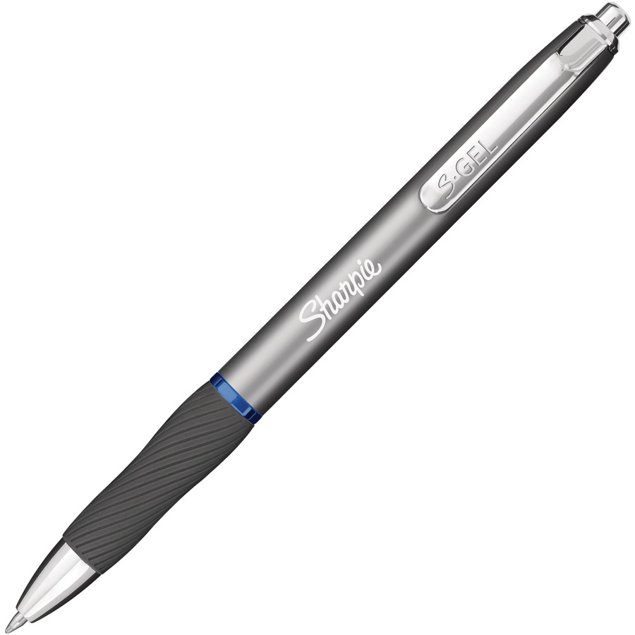Sharpie SGel Metal Retractable Pens 0.7 mm Blue/Gunmetal Christie's