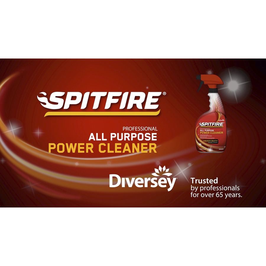 Spitfire All Purpose Power Cleaner, Liquid, 32 oz Spray Bottle, 4
