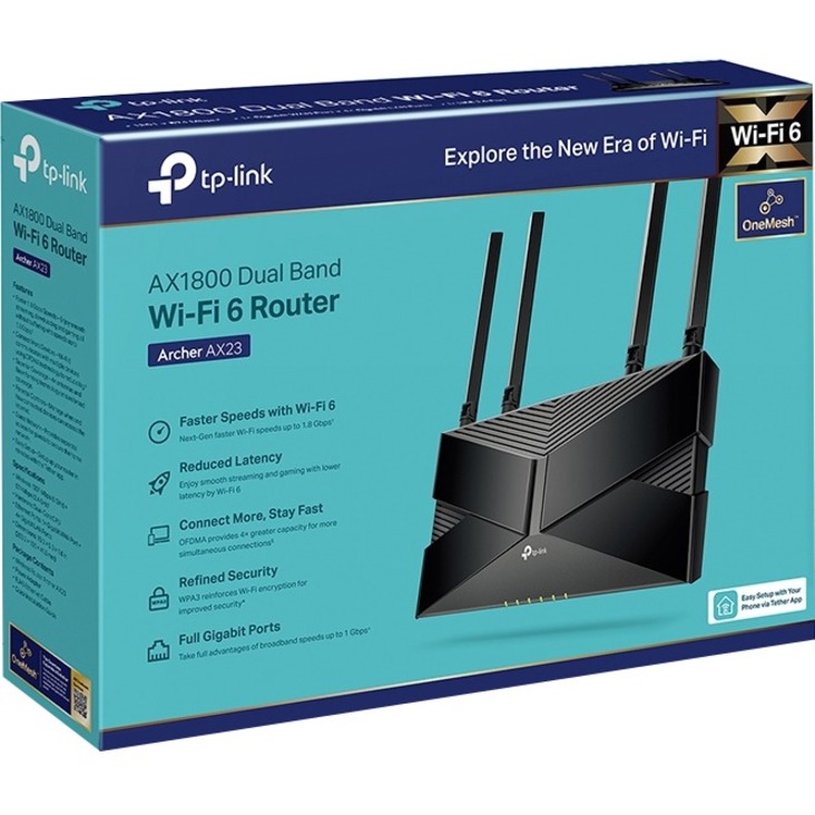 TPLink Archer AX23 WiFi 6 IEEE 802.11ax Wireless Router