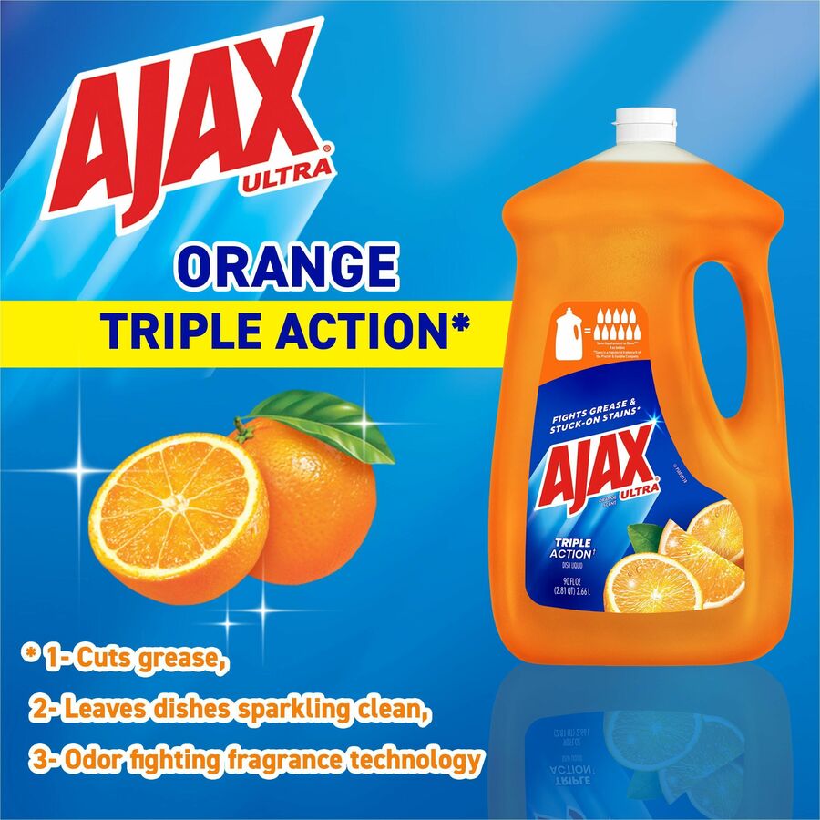 AJAX Triple Action Dish Soap Dish/Dishwasher Detergents Colgate